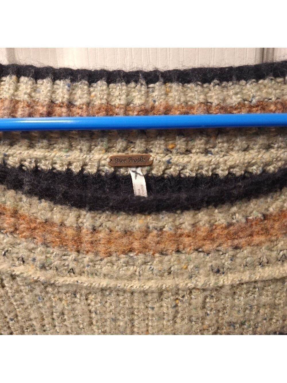 Free People Multicolor Striped Sweater Small - Picture 2 of 5